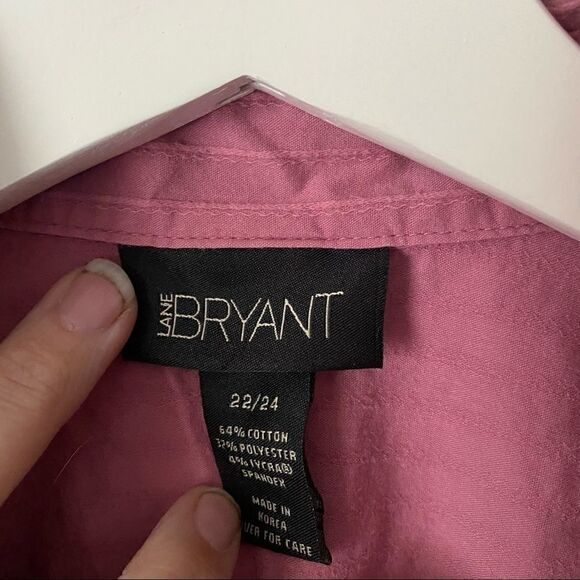Lane Bryant Career wear button pink sz 22/24 - Picture 3 of 3